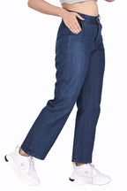 Aurose Women’s Straight Fit Blue Jeans – Comfortable Daily Wear