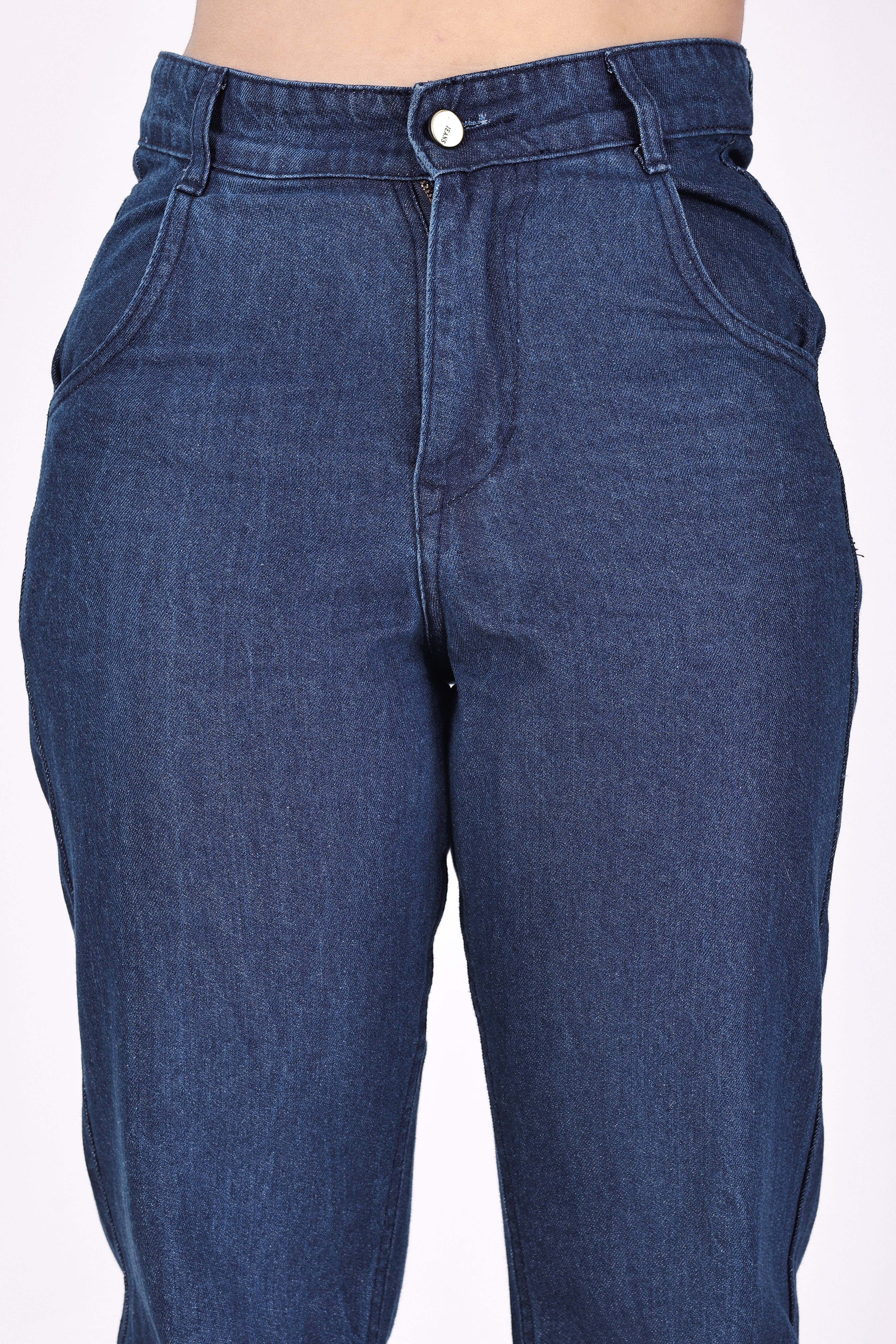 Aurose Women’s Straight Fit Blue Jeans – Comfortable Daily Wear