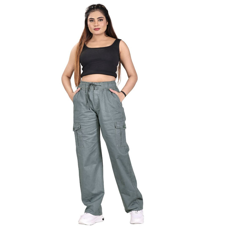 Aurose Women’s Cargo Jogger Pants | Relaxed Fit Utility Bottoms with Multiple Pockets