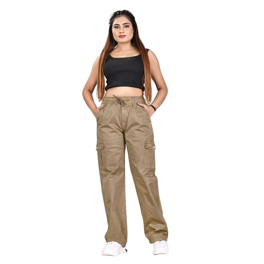 Aurose Women’s Cargo Jogger Pants | Relaxed Fit Utility Bottoms with Multiple Pockets