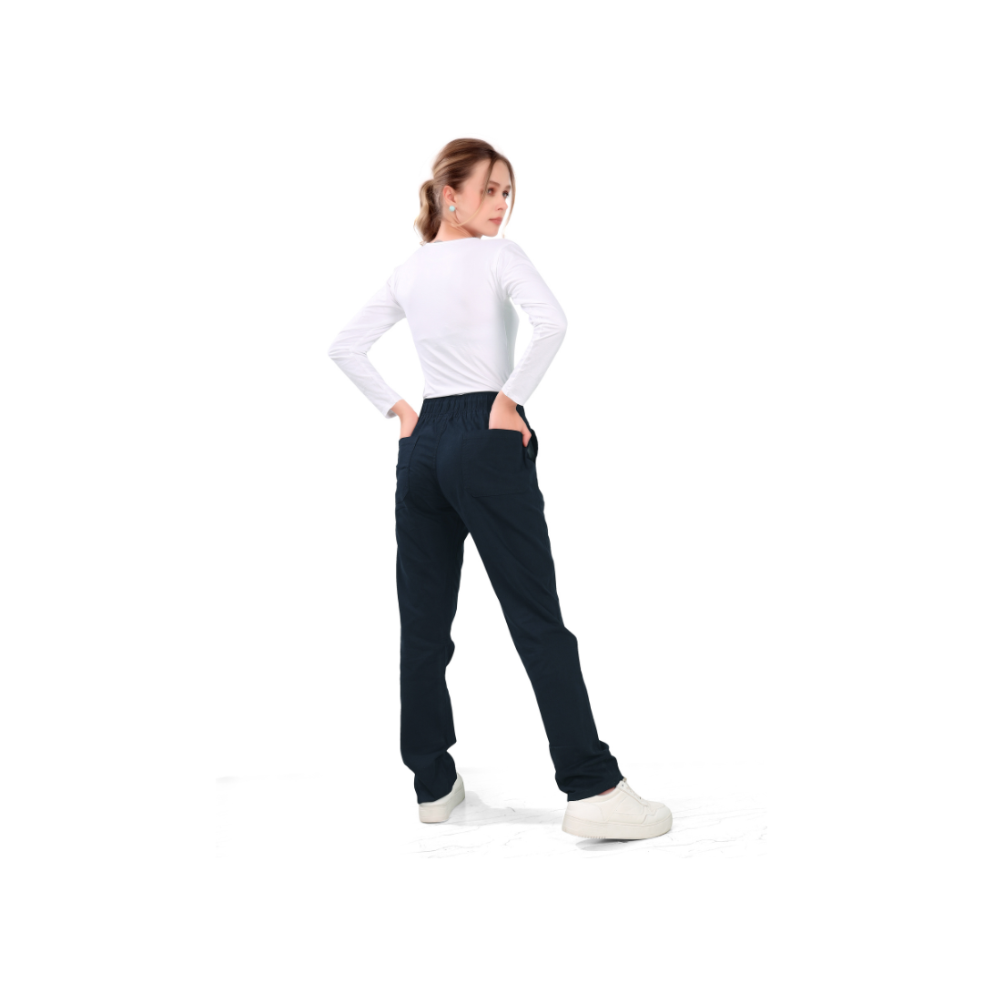 Women’s Straight Fit Jogger Pants (Navy Blue) | High-Comfort Drawstring Waist | Soft & Breathable Fabric | Casual & Daily Wear Trousers for Women