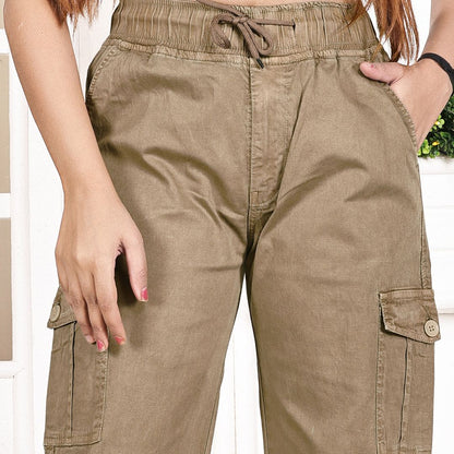 Aurose Women’s Cargo Jogger Pants | Relaxed Fit Utility Bottoms with Multiple Pockets