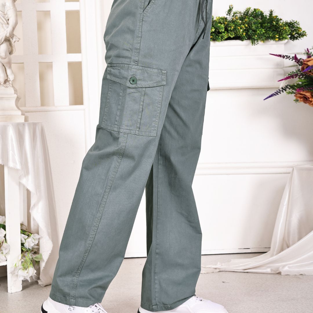 Aurose Women’s Cargo Jogger Pants | Relaxed Fit Utility Bottoms with Multiple Pockets