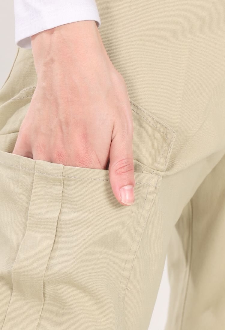 Aurose women’s high waist cotton cargo jeans with drawstring and side pockets, casual straight leg pants for daily wear