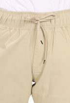 Aurose women’s high waist cotton cargo jeans with drawstring and side pockets, casual straight leg pants for daily wear