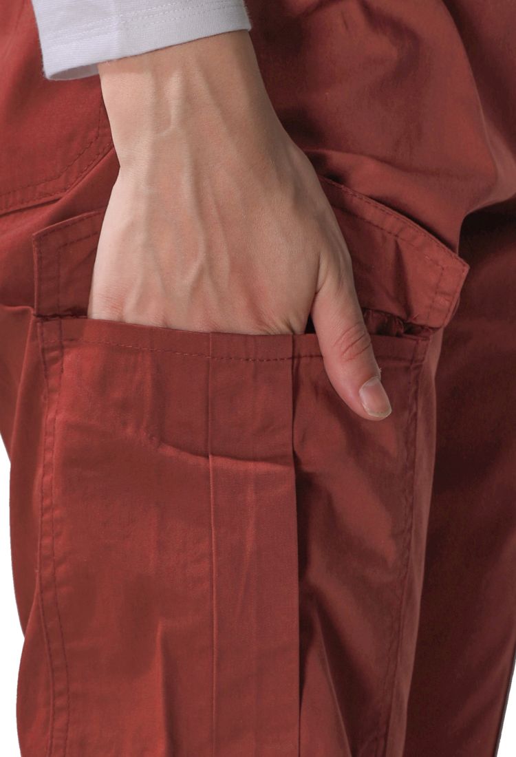 Aurose women’s high waist cotton cargo jeans with drawstring and side pockets, casual straight leg pants for daily wear