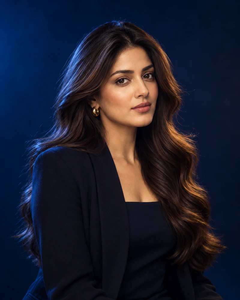 Editorial inspiration: long flowing waves and luminous hair detail